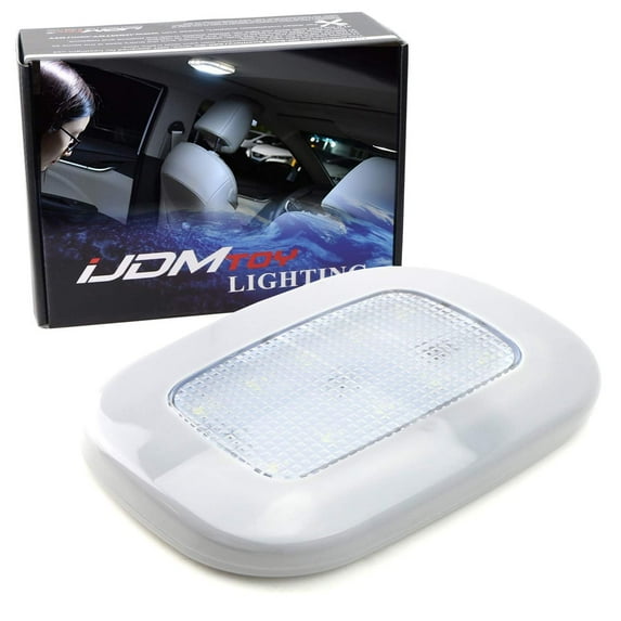 Xenon White Portable USB Rechargeable Magnetic Mount LED Dome Ceiling Lamp For Car Truck RV Boat, Also Household Use In Basement Closet Storage Room, etc