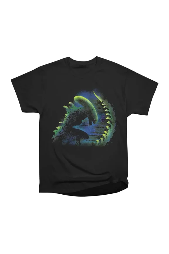 Xenospace Alien Xenomorph T-Shirt Tee Gift For Him Merch For Her Apparel For Friend