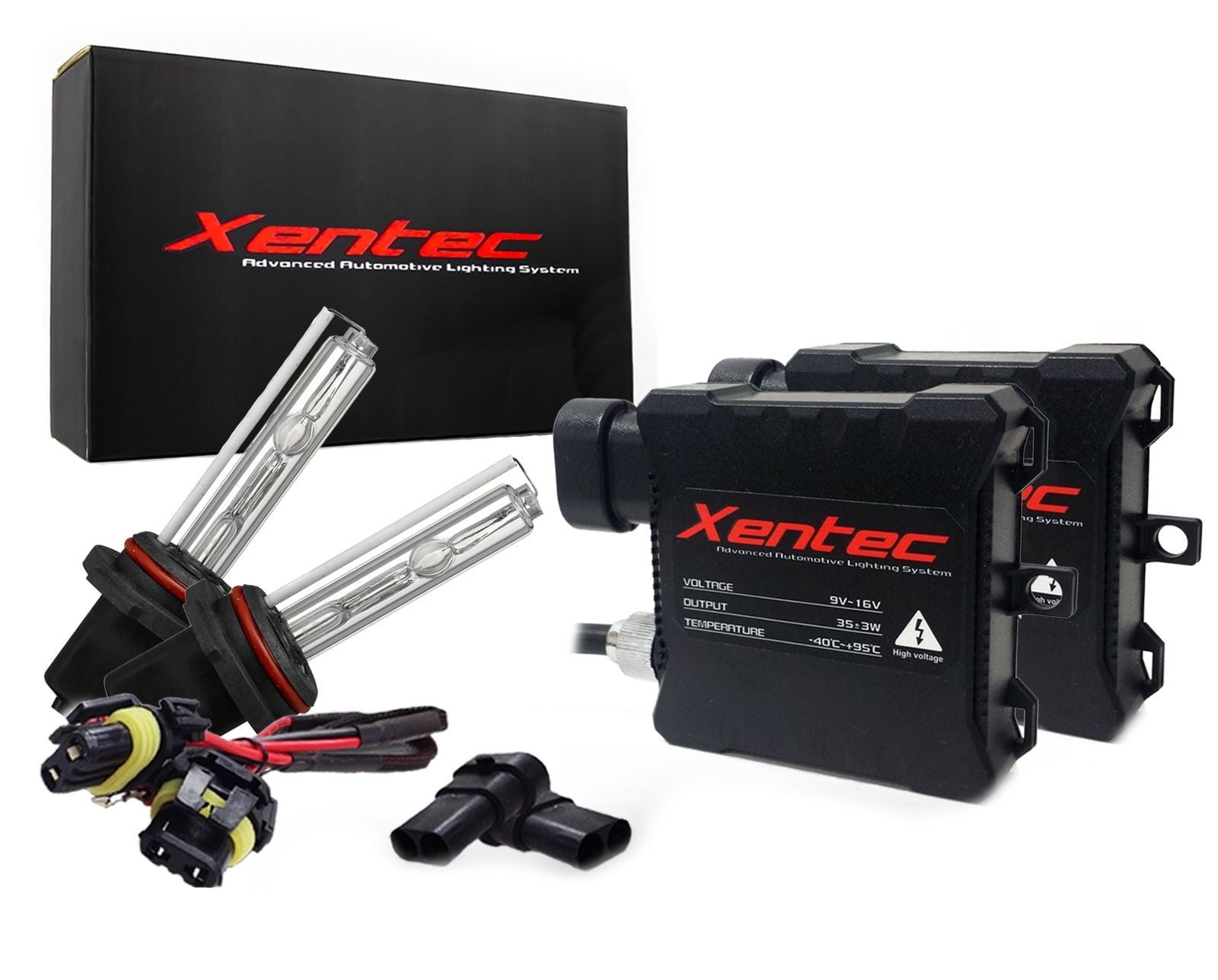 Kit Phares Antibrouillard HID Xénon Xentec 6000K Blanc Diamant – Super Compact 35W