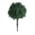 thumbnail image 1 of Xeoereki 2Pcs Artificial Boxwood Ball Bush, Artificial Tree with Spike, UV Resistant Artificial Outdoor Boxwood Balls, 27" Faux Outdoor Plants for Front Porch, Garden Decor, 1 of 7