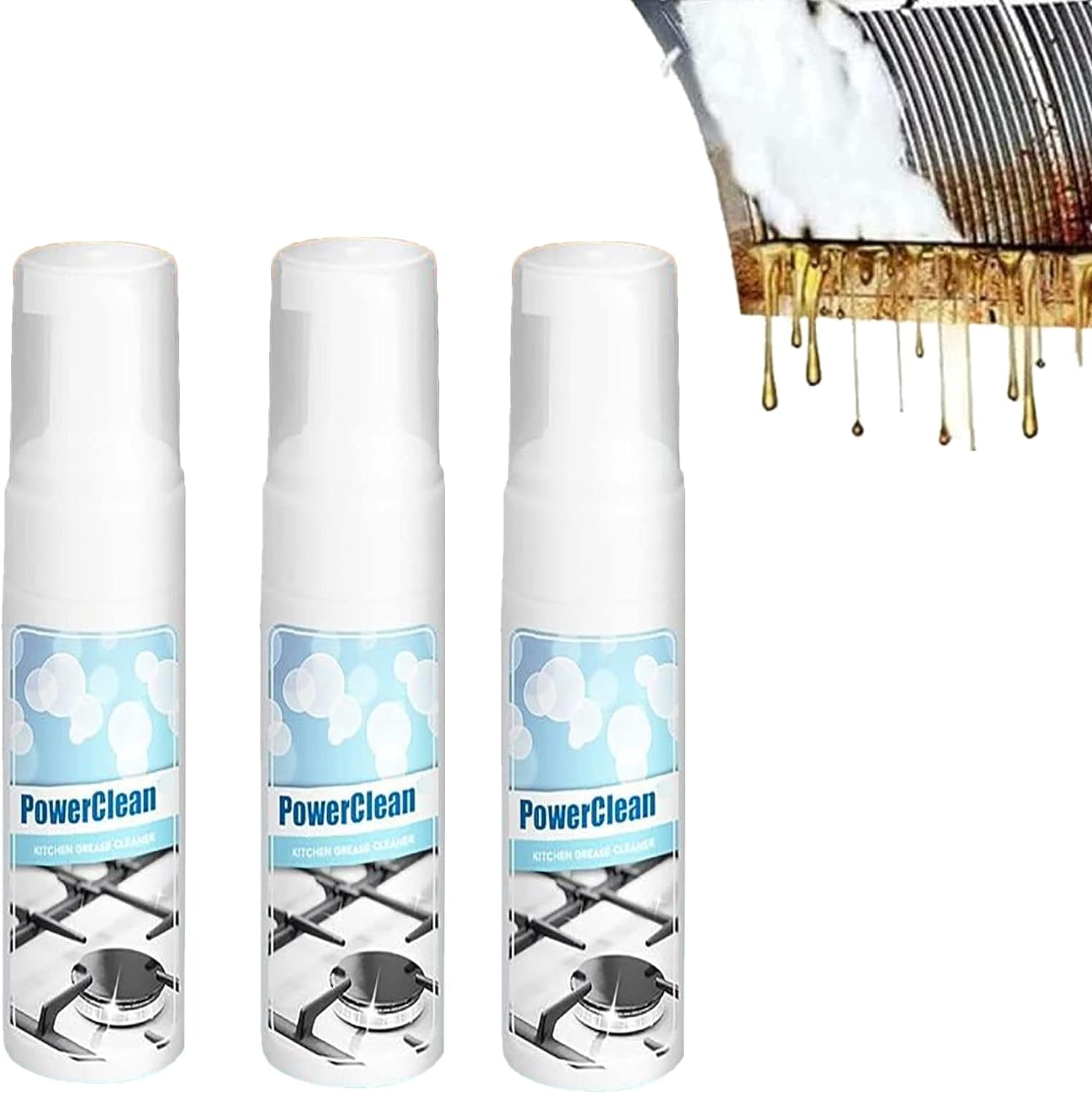 Xerdsx 3PCS Kitchen Aid Allpurpose Bubble Cleaner, Power Clean Kitchen