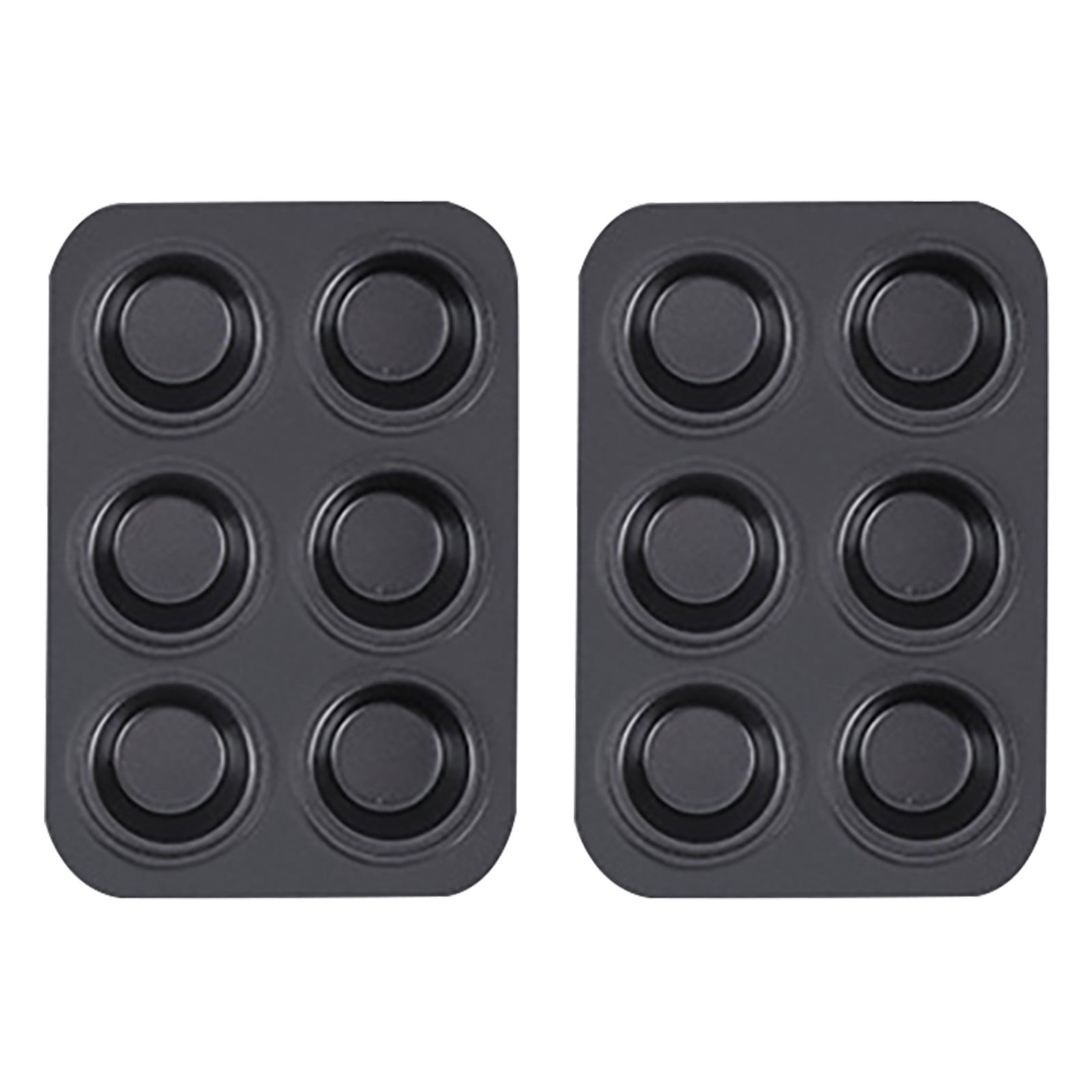 Xerdsx 6 Hole Muffin Pan Baking Utensils Nonstick Cupcake Baking Pan