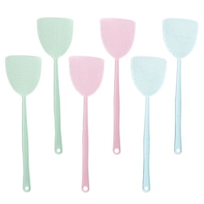 Xerdsx Fly Swatter,1/3/6 Pack Plastic Heavy Duty Manual Fly Killer, Long Handle Flyswatter, Large Bug Swatters That Work for Indoor and Outdoor