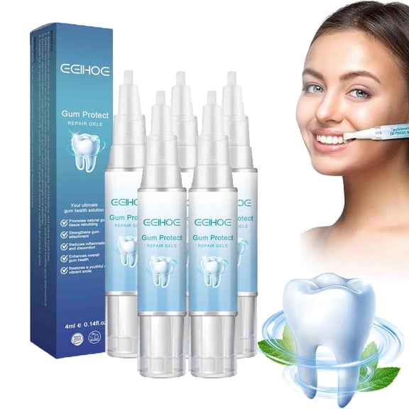 Xerdsx Gum Therapy Gel - Gum Therapy Gel Pen, Gum Disease Treatment, Nature Teeth Whitening Essence Pen, Deeply Cleaning Gums, Removes Tooth Stains, Fresh Breath