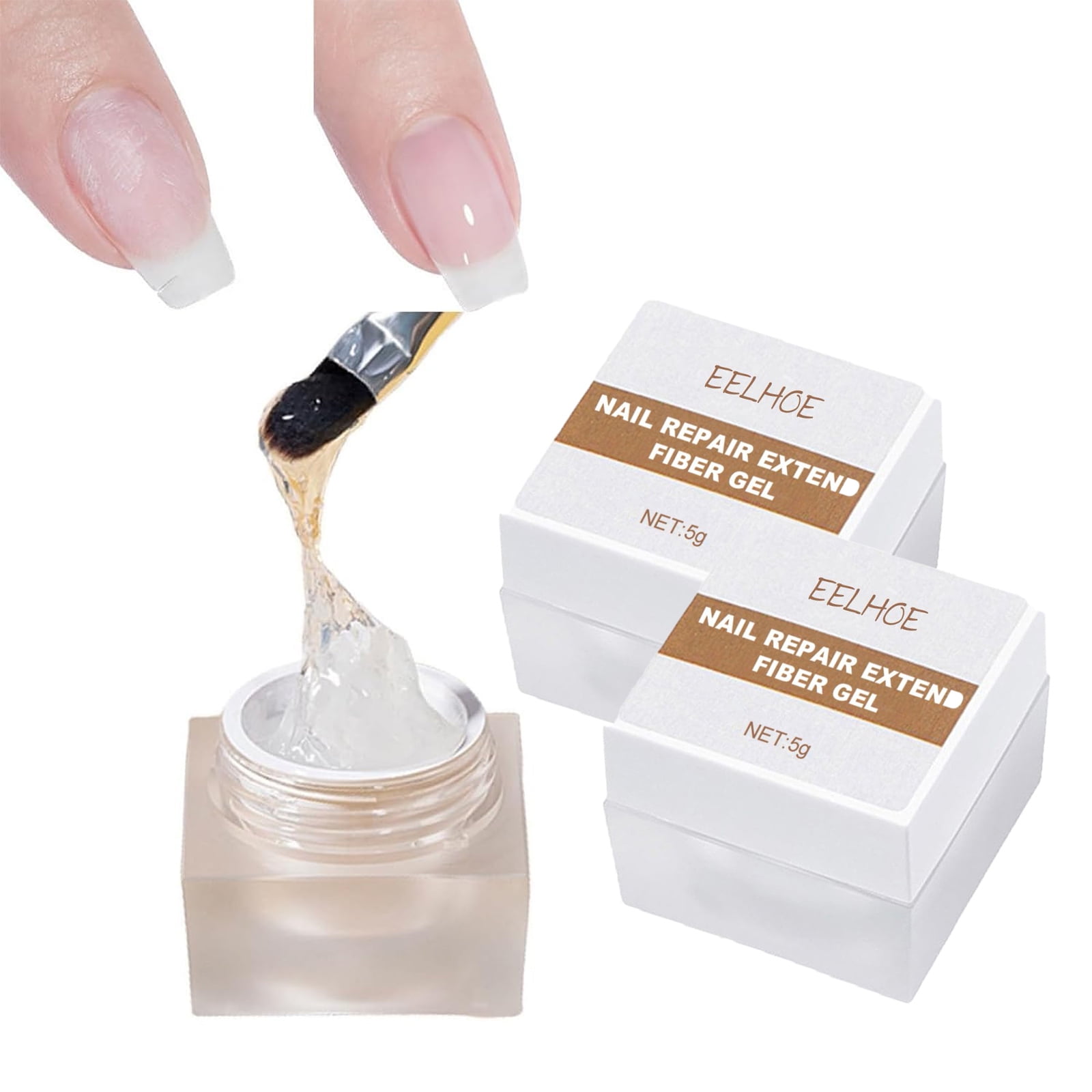 Xerdsx Nail Repair Extend Fiber Gel, Nail Repair and Extend Fiber Gel
