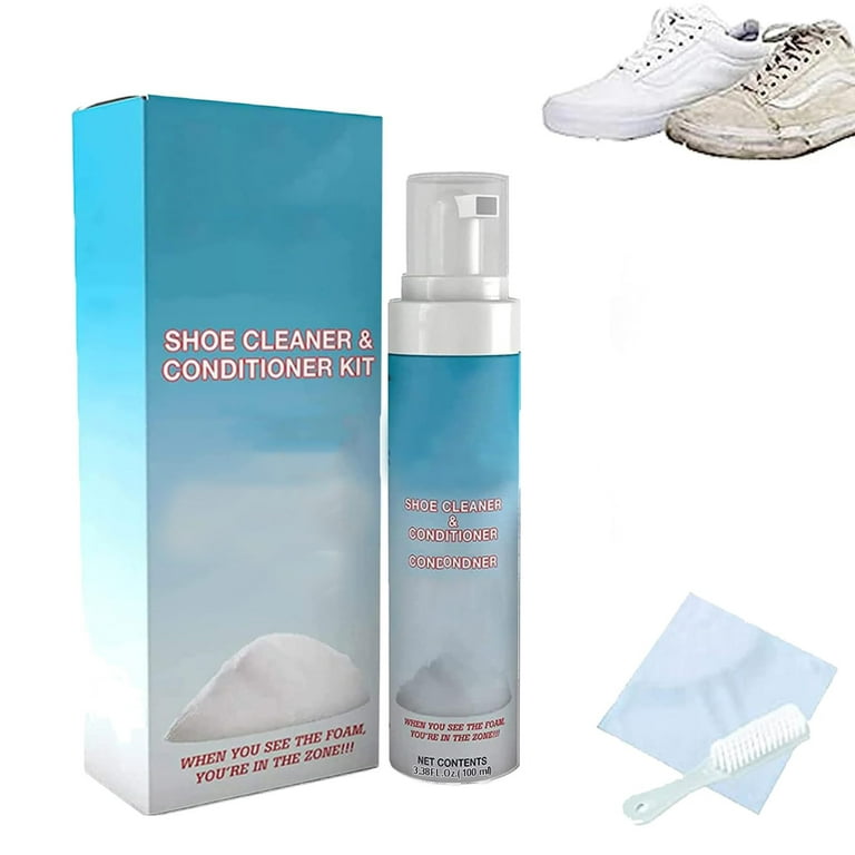 Xerdsx Shoe Cleaner & Conditioner Kit, FC150 Shoe Cleaner Foam Kit