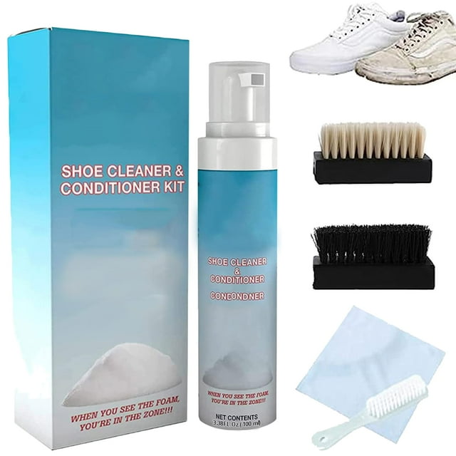 Xerdsx Shoe Cleaner & Conditioner Kit, FC150 Shoe Cleaner Foam Kit