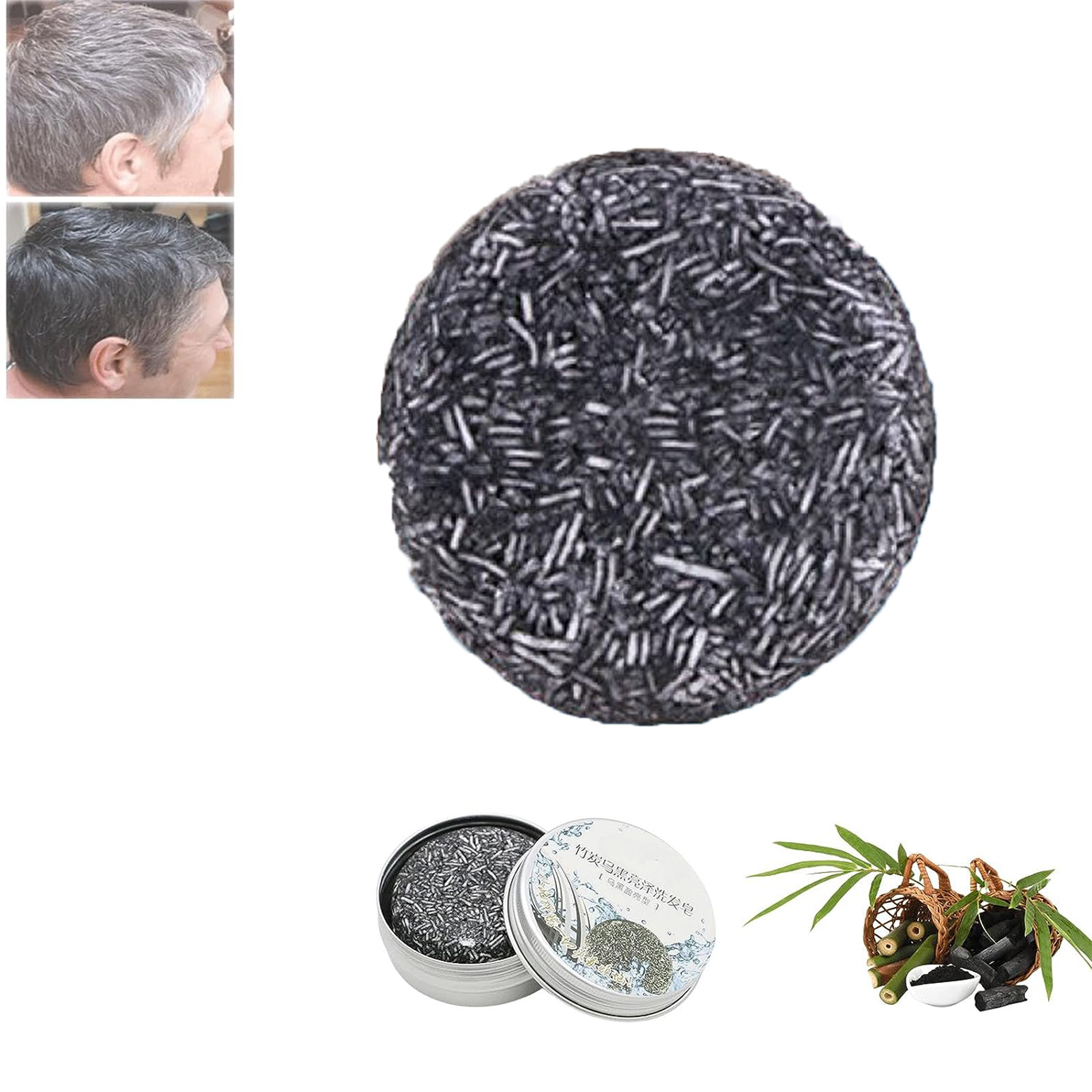 Xerdsx Spartan Gray Hair Reverse Bar, Reverse Grey Hair Bar Shampoo