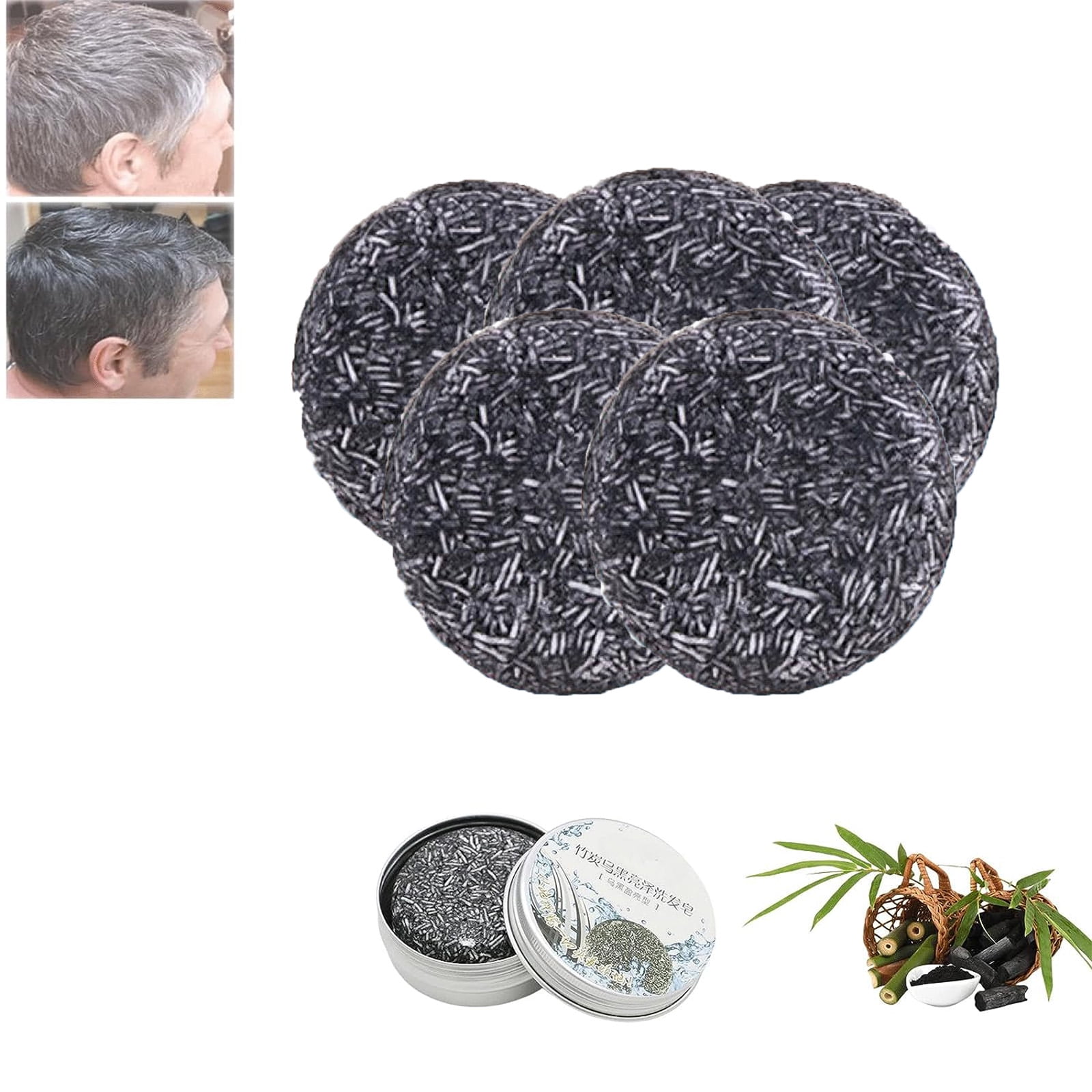 Xerdsx Spartan Gray Hair Reverse Bar, Reverse Grey Hair Bar Shampoo,Spartan Gray Hair Reverse