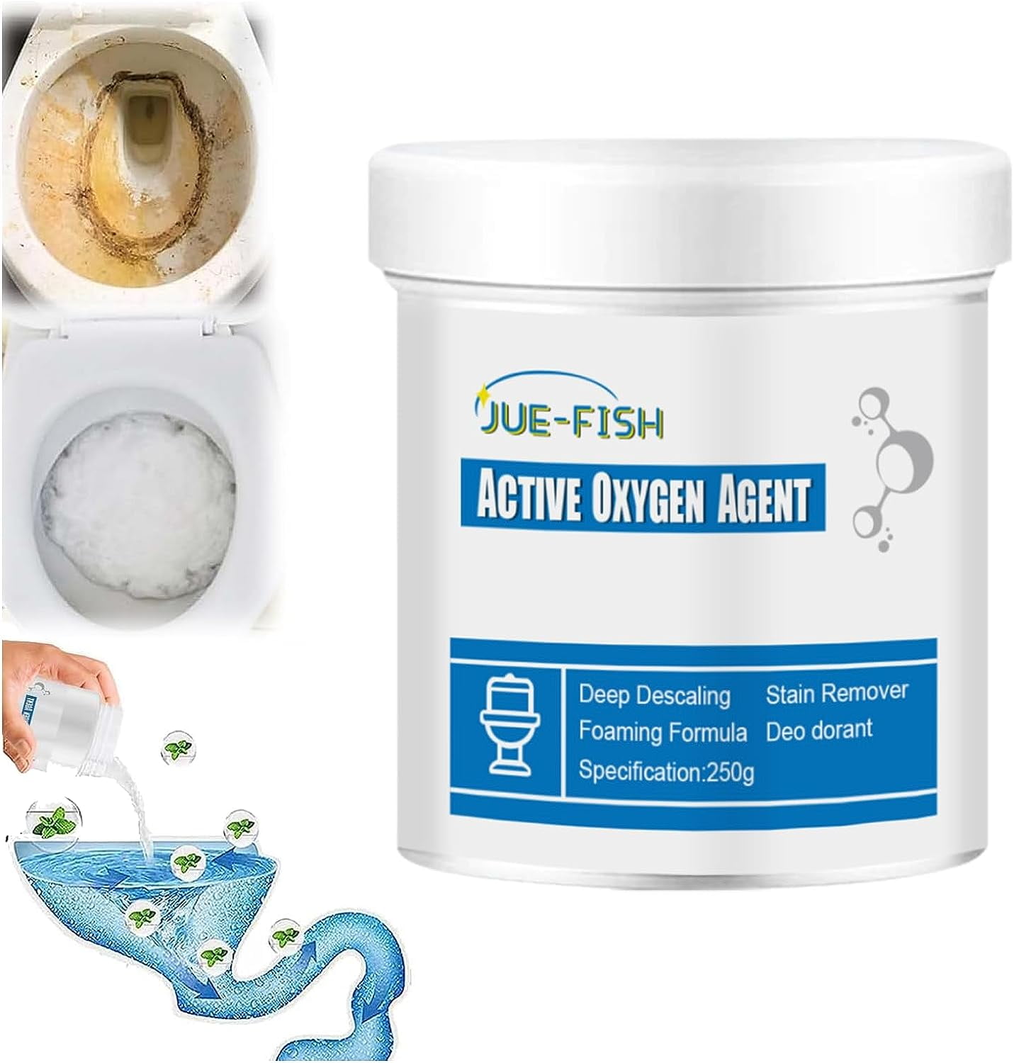 Xerdsx Splash Foam Toilet Cleaner, [Upgrade] Splash Toilet Cleaner