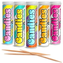 Xero Picks Candies - Infused Flavored Toothpicks - 100 Picks - Variety 5 Pack