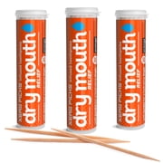 Xero Picks Dry Mouth Relief Toothpicks, Orange, 3-Pack