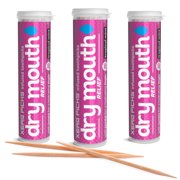 Xero Picks Dry Mouth Relief Toothpicks, Tropical Mint, 3-Pack