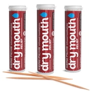 Xero Picks Dry Mouth Relief Toothpicks, Caramel Apple, 3-Pack