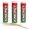 thumbnail image 1 of Xero Picks Energy Caffeine Flavored Toothpicks B12 for Focus & B6 (Watermelon, Pack of 3) Sugar-Free Alternative to Energy Mints & Gum - Kosher, 1 of 7