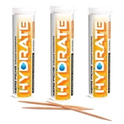 Xero Picks Hydrate Toothpicks, Electrolyte, Fruit Punch, 3-Pack