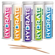 Xero Picks Hydrate Toothpicks, Electrolyte, Variety Pack, 5-Pack