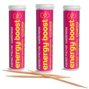 Xero Picks Infused Flavored Toothpicks for Long-Lasting Fresh Breath, Wellness & Dry Mouth Prevention - 60 Picks (3 Pack) (Berry Blast) (Energy Boost)