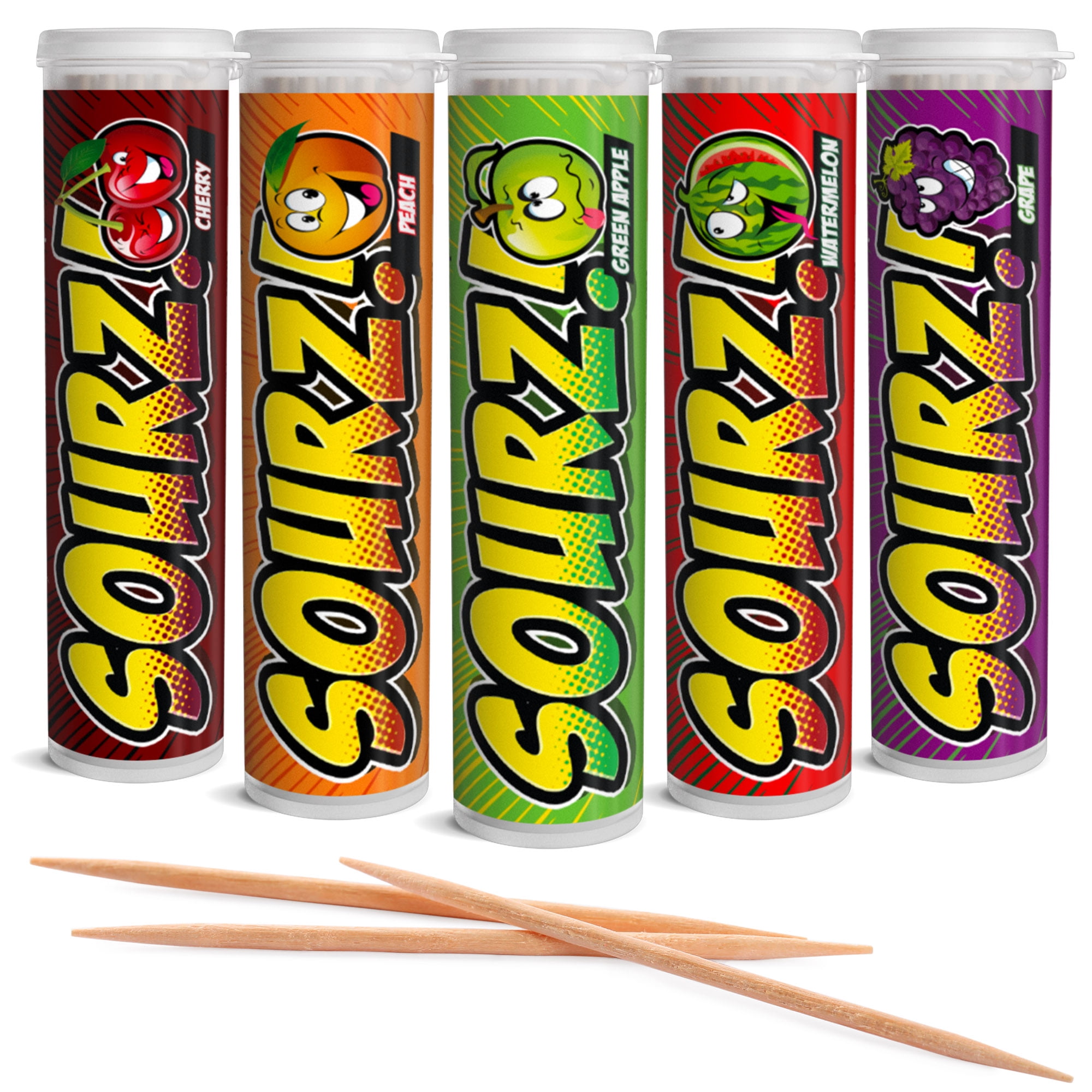 bumps 22冊セット Xero Picks Sourz - Variety Pack - Infused Flavored Toothpicks