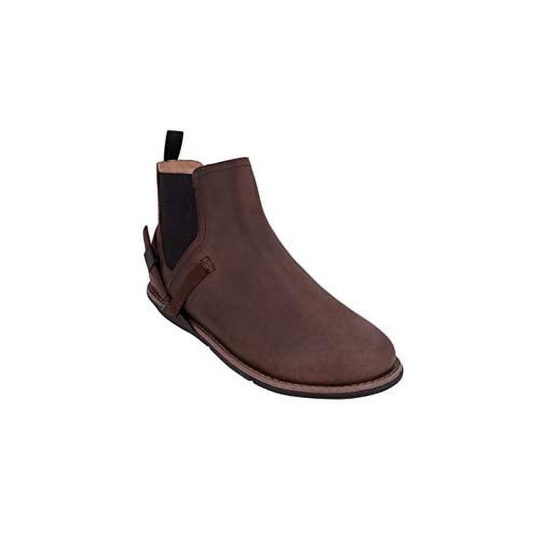 Xero Black Nubuck Leather Melbourne Chelsea Slip On Boot Mens Size 12 Xero Shoes Ridgeway Chelsea Black M barefoot shoes | www  main image 2