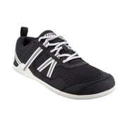 Xero Shoes Women s Prio Lightweight Barefoot Running Shoe, Black/White, 7