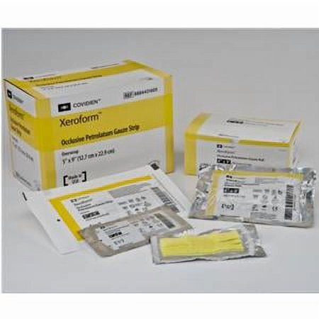 Xeroform Petrolatum Impregnated Dressing 5'' X 9'' Gauze, Bismuth Tribromophenate / Petrolatum, Sterile, 1 Dressing