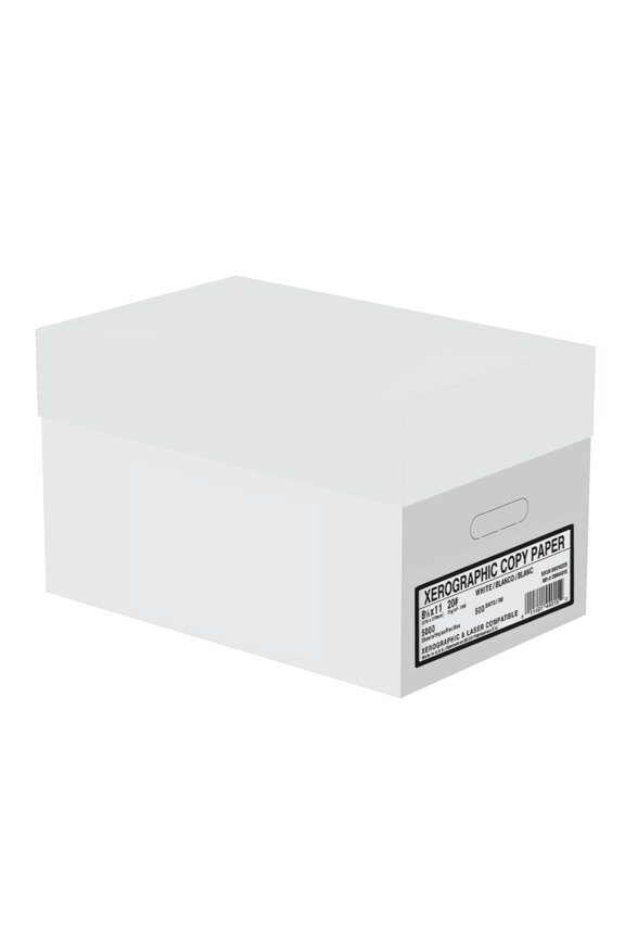 Copy Paper 8.5" x 11" 92 Bright White 20 lb 10 Ream Case 5000 Sheets