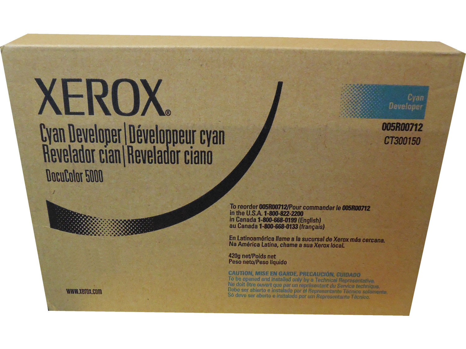Xerox 005R00712 Cyan Developer - image 1 of 2
