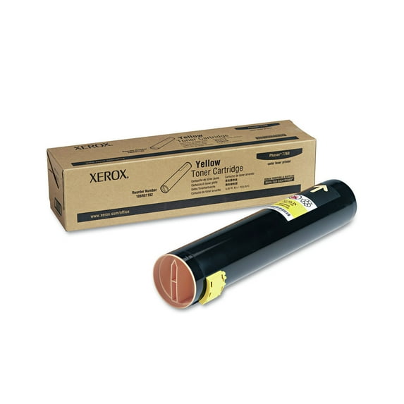Xerox 106R01162 25000 Page Yield Toner Cartridge for Phaser 7760 - Yellow