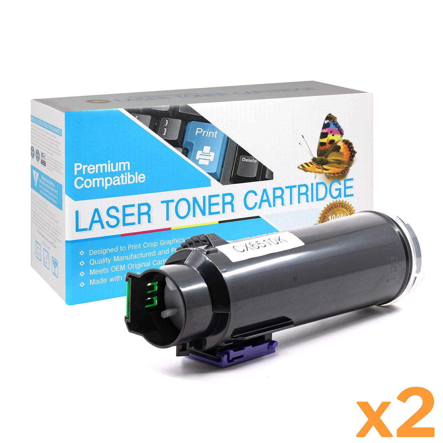 Premium Xerox 106R03480 Compatible Cartridge Hi Capacity Toner Cartridge Cartridge-Black 2-pack!
