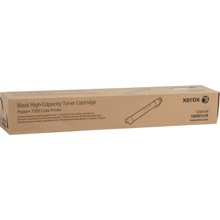 106R01439 High-Yield Toner, 19,800 Page-Yield, Black 106R01439 High-Yield Toner, 19,800 Page-Yield, Black