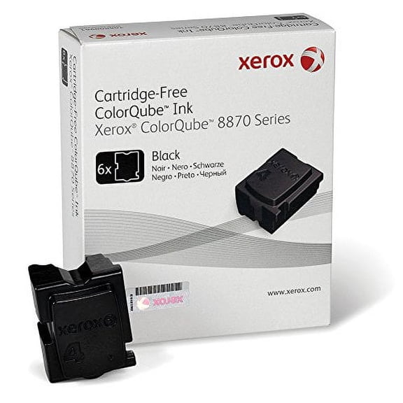 Xerox 108R00953 Black OEM Ink Standard Yield (6 Sticks/Box)(100,200 Yield)