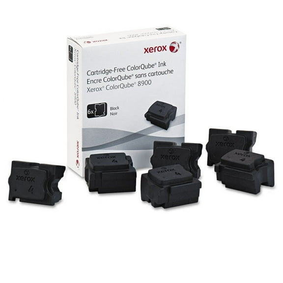 Xerox 108R01017 Xerox Solid Ink Stick - Black - Solid Ink - 6 / Box