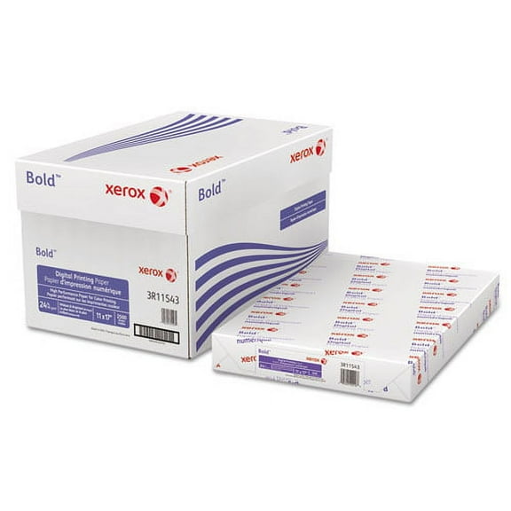 Xerox Bold Digital Printing Paper, 98 Bright, 24lb, 11 X 17, White Paper, 500/ream | Bundle of 2 Reams