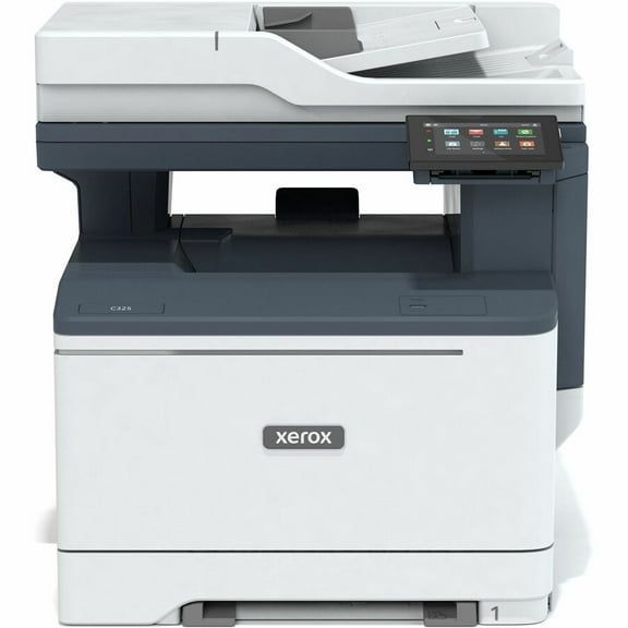 Xerox C325 Color Multifunction Printer, up to 35PPM, Duplex with Copy, Print, Sc