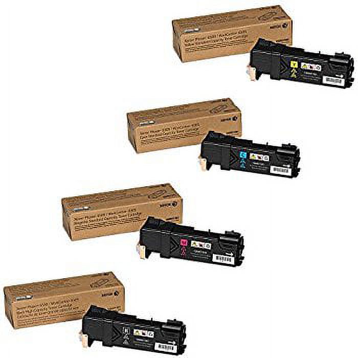 Xerox Phaser 6500, WorkCentre 6505 High Capacity Black and Standard Yield C/M/Y Color Toner Cartridge Set - image 1 of 1