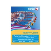 Xerox  Vitality Colors  Pastel Plus Multipurpose Printer Paper, Letter Size, 24 Lb, 30% Recycled, Goldenrod, Ream Of 500 Sheets
