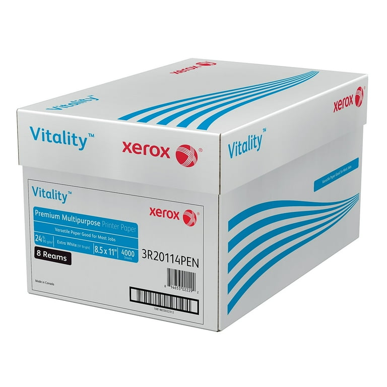 Xerox Vitality Premium Inkjet Copier Paper, 97 Bright Extra
