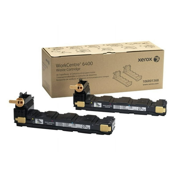 Xerox WorkCentre 6400 - 2 - original - waste toner collector - for WorkCentre 6400, 6400/XFM, 6400S, 6400SFS, 6400X, 6400XF, 6400XM (Sold without Xerox warranty – We are not affiliated with