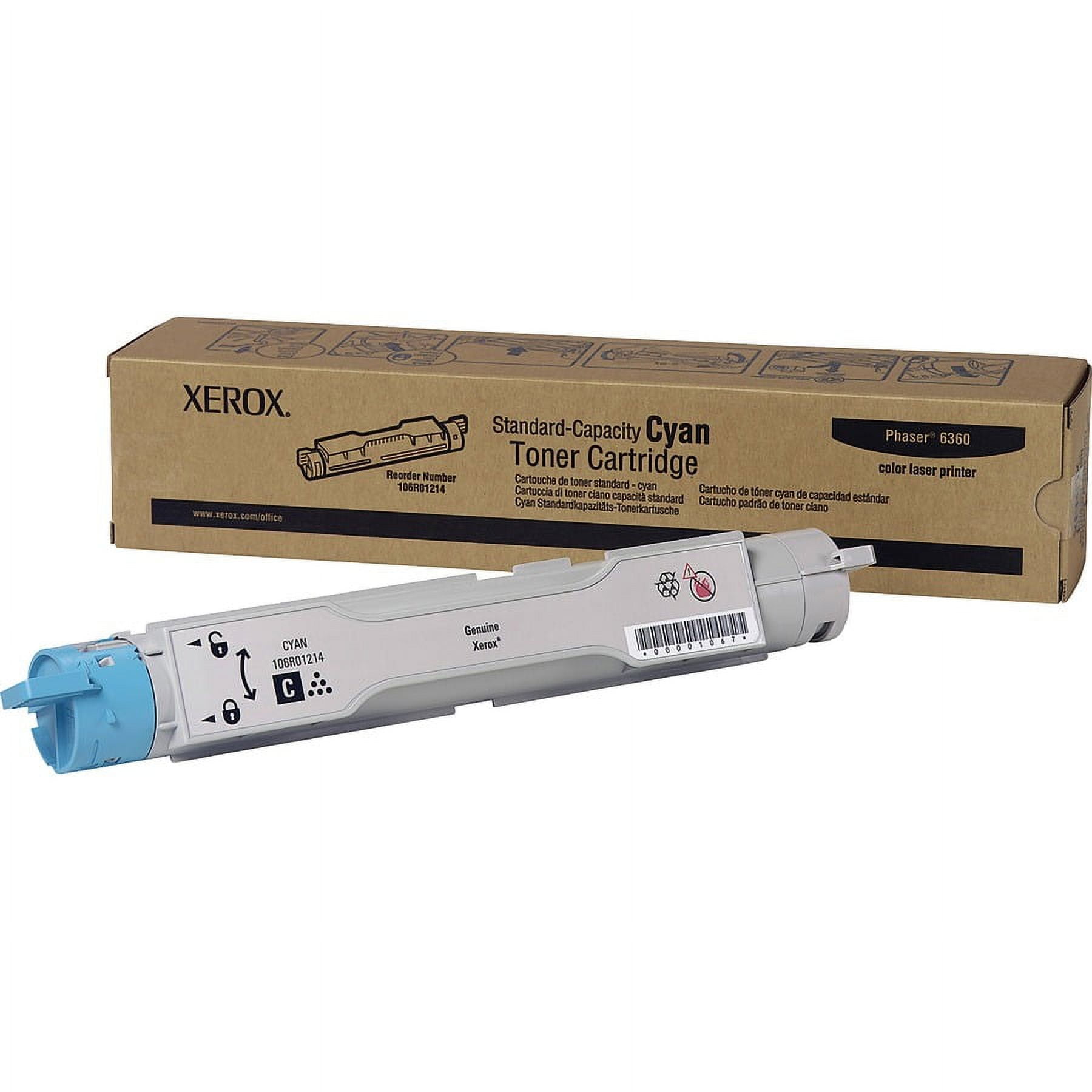 Xerox 106r01214 Toner, 5000 Page-yield, Cyan