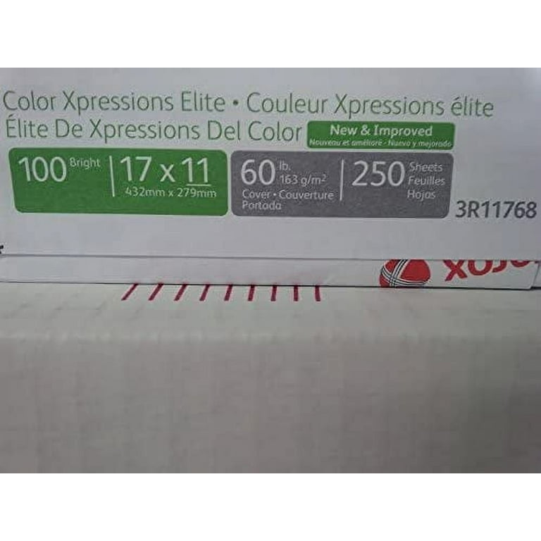 Xerox Xpressions Elite, 60 lb. Cover, Ultra Smooth, 17