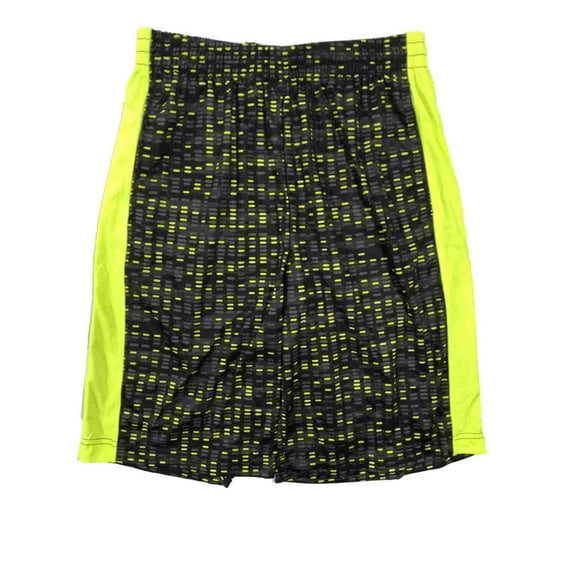 Xersion Boys Black & Yellow Speckle Athletic Basketball Shorts XXS (4-5)