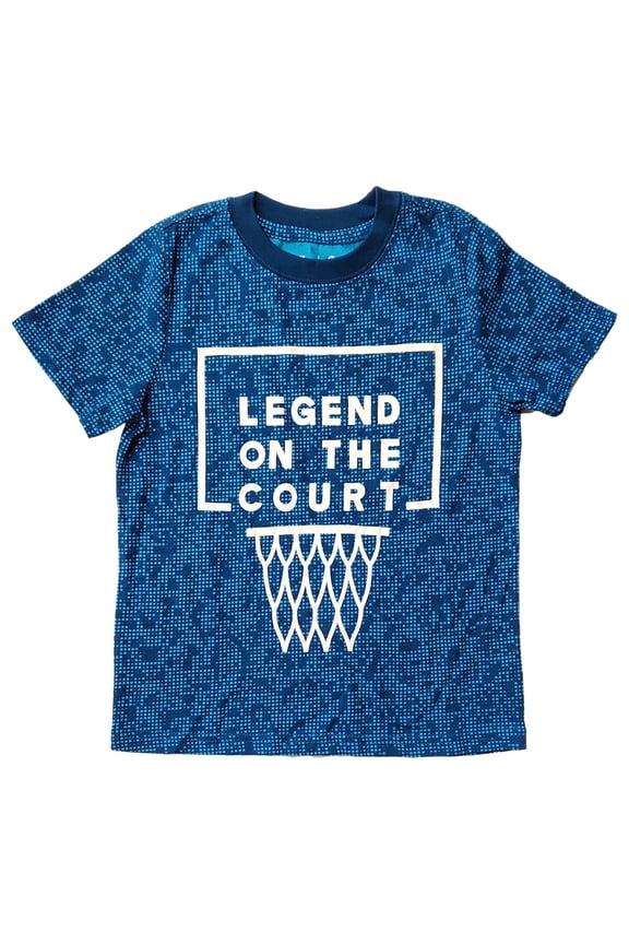 Boys Blue "Legend On The Court"" T-Shirt Tee Shirt XX-Small 4-5