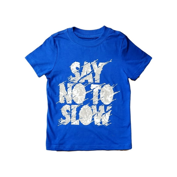 Xersion Boys Blue "Say No To Slow" T-Shirt Tee Shirt XX-Small 4-5