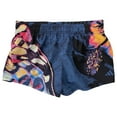 thumbnail image 1 of Adidas Girls Pink Blue & Orange Running Track Athletic Training Shorts M (10-12), 1 of 1