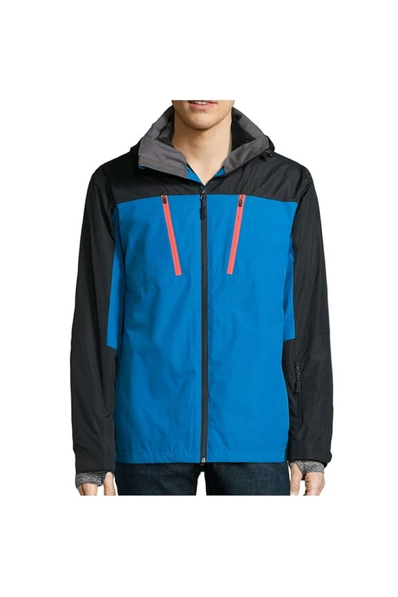 Men's 3 in 1 Blue/Black Ski Jacket (Small)