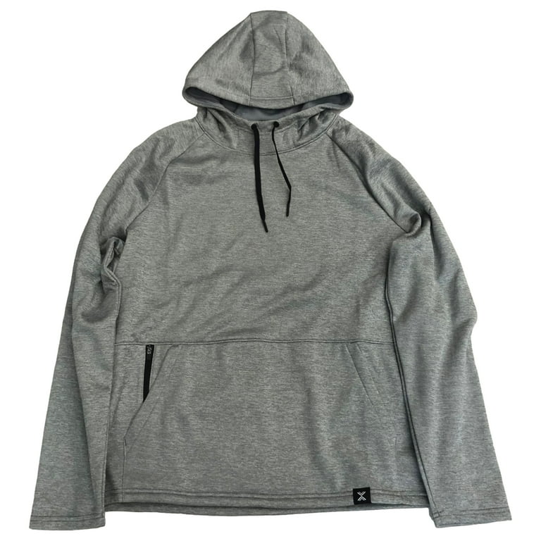 Xersion Mens Big Tall Heather Gray Quick Dry Athletic Sweatshirt