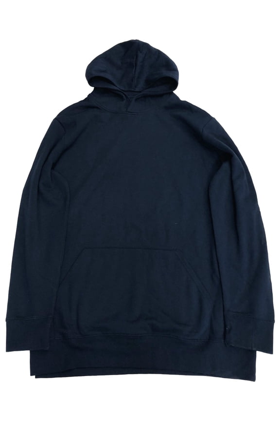 Mens Big & Tall Navy Blue Quick Dry Athletic Sweatshirt 2XLT