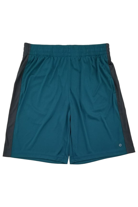 Mens Dragonfly Blue & Gray Quick-dri Athletic Basketball Shorts Medium