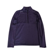 Xersion Mens Lightweight Purple 1/4 Zip Mock Neck Sweatshirt Jacket Shirt X-Large